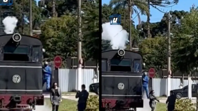 VIDEO: Maquinista patea a mujer para que no fuera golpeada por un ferrocarril