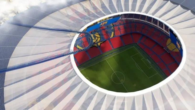 ¡Del lujo! Barcelona presume espectacular mirador del nuevo Camp Nou