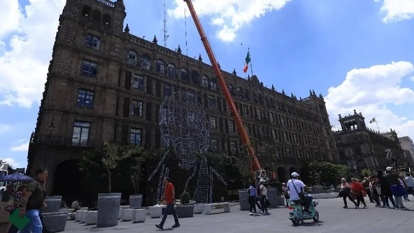 Así será el alumbrado del Zócalo CDMX para el Grito de Independencia