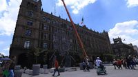 Así será el alumbrado del Zócalo CDMX para el Grito de Independencia