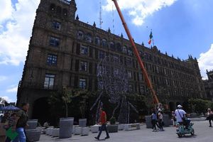 Así será el alumbrado del Zócalo CDMX para el Grito de Independencia