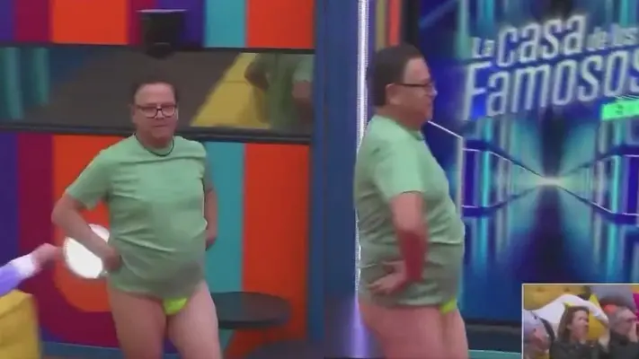 VIDEO: Mario Bezares baila Gallinazo en tanga en La Casa de Los Famosos México