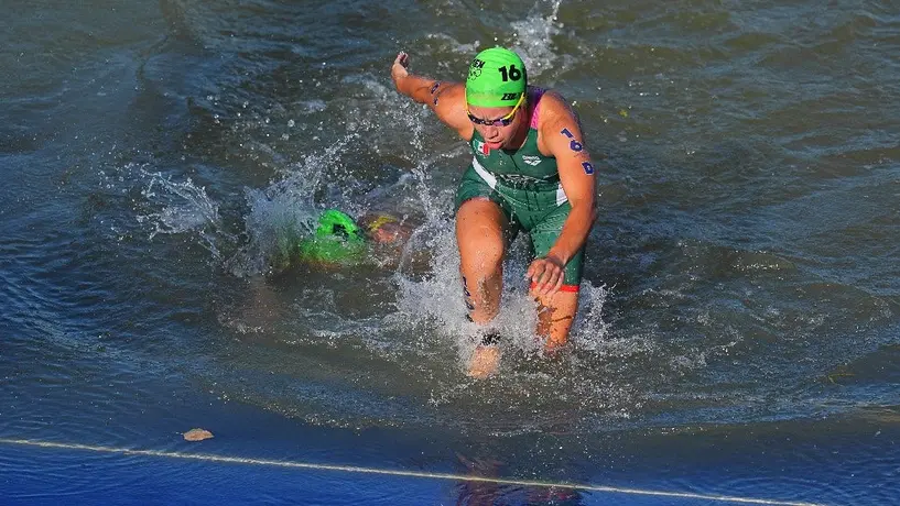 Atletas mexicanos de Triatlón sobre el Río Sena en París 2024: 'Hemos nadado en peores condiciones'