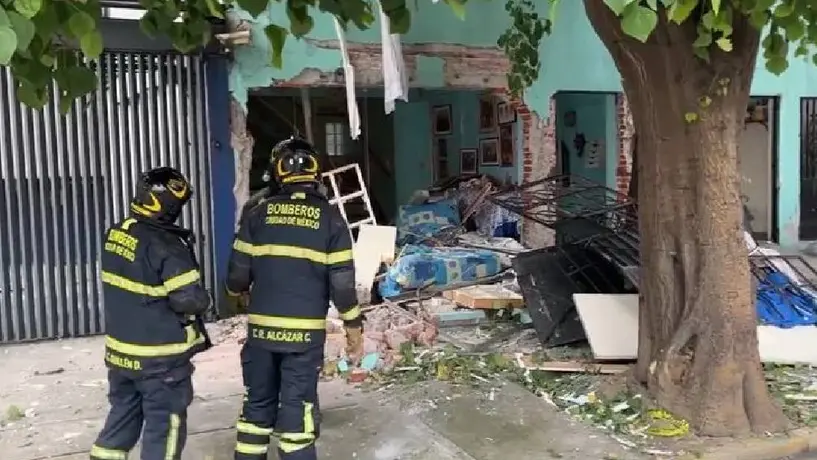Explosión por acumulación de gas en alcaldía Benito Juárez