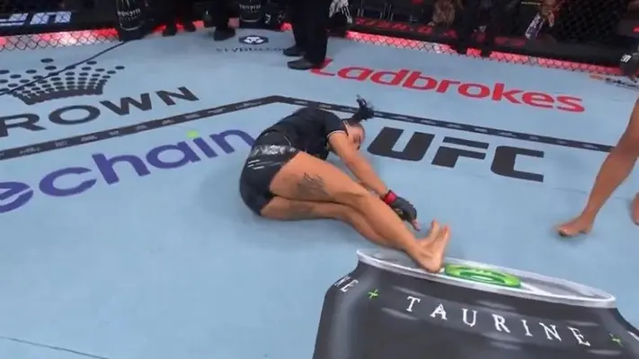 Peleadora de UFC festeja victoria haciendo break dance como Raygun en París 2024