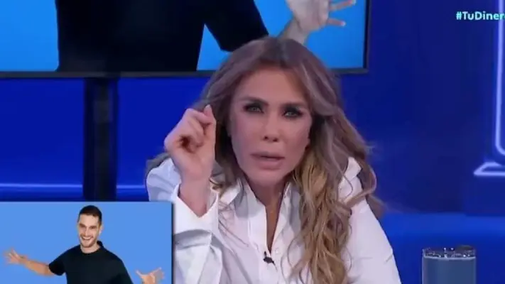 VIDEO: Sabine Moussier amenaza con darle cachetada a Adrián Marcelo cuando salga de LCDLF
