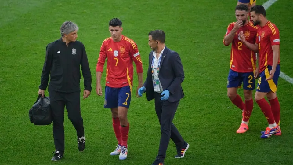 Morata tras pedir su cambio en partido vs Croacia: 'Ha sido un golpe fuerte'