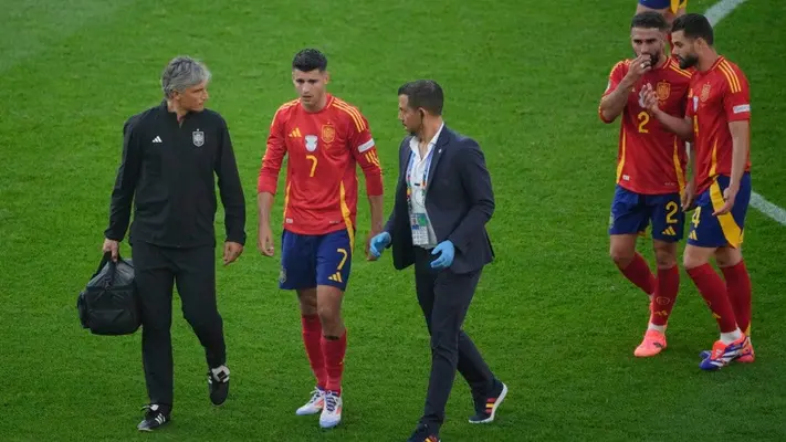 Morata tras pedir su cambio en partido vs Croacia: 'Ha sido un golpe fuerte'