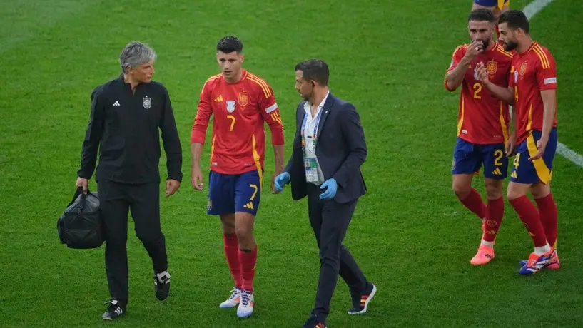 Morata tras pedir su cambio en partido vs Croacia: 'Ha sido un golpe fuerte'