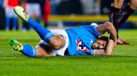 Nacho Rivero fue reemplazado en el Cruz Azul vs Xolos por precaución tras golpe en la cabeza
