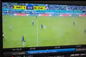 ¡Se 'roban' la transmisión! ESPN presentó el Mazatlán ante Puebla, durante el San Luis vs Atlas