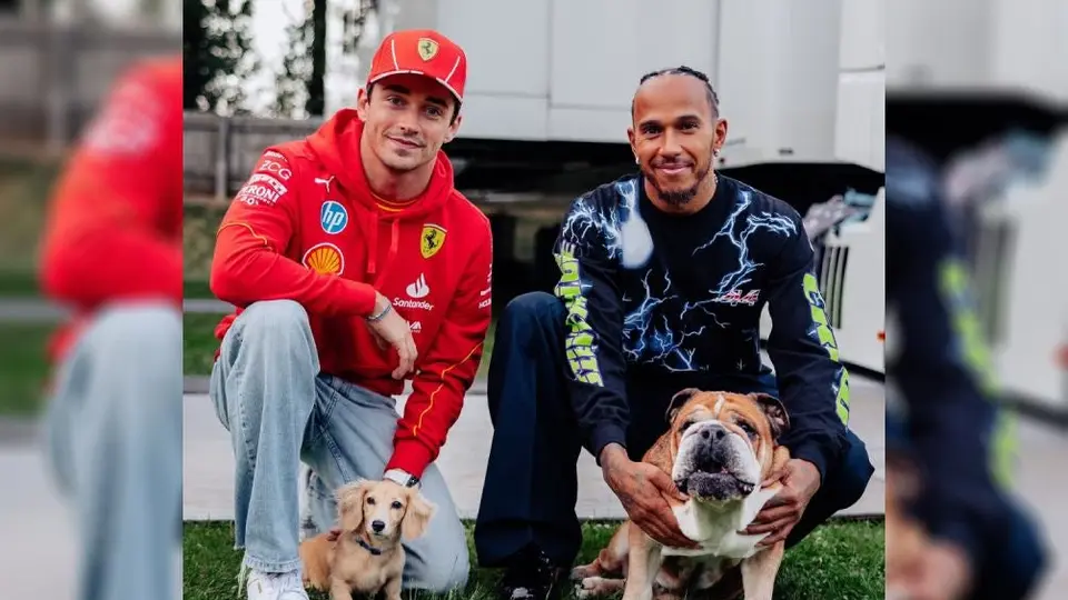 ¡El crossover que necesitábamos! Roscoe Hamilton y Leo Leclerc se conocieron en el Gran Premio de Gran Bretaña