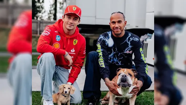 ¡El crossover que necesitábamos! Roscoe Hamilton y Leo Leclerc se conocieron en el Gran Premio de Gran Bretaña