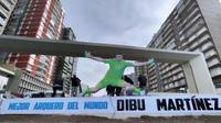 Aficionados argentinos realizan homenajes al 'Dibu' Martínez tras la Copa América