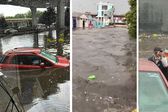 Naucalpan es azotada por las fuertes lluvias; el agua alcanzó el metro y medio