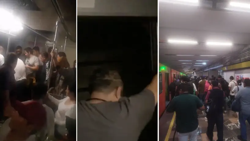 VIDEO: Usuarios del Metro quedan atrapados en la Línea 3; reportan desmayados