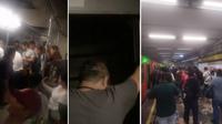 VIDEO: Usuarios del Metro quedan atrapados en la Línea 3; reportan desmayados