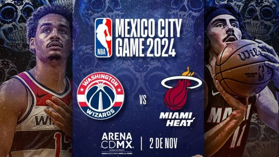 ¡Oficial! NBA regresa a México con juego entre Miami Heat vs Washington Wizards