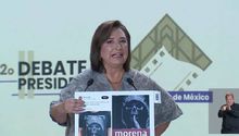Segundo debate presidencial: Xóchitl Gálvez asocia a Morena con la Santa Muerte