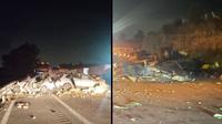 Trailer se queda sin frenos en la autopista México-Puebla; reportan tres fallecidos
