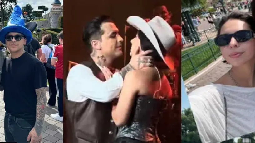 Revelan que Nodal y Ángela Aguilar se fueron de vacaciones a Disney, en París