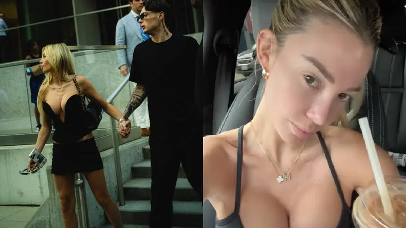 Peso Pluma presume a su novia Hanna Howell en redes sociales