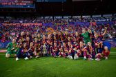 ¡Otra vez! Staff repartió medallas a Barcelona Femenil tras la Copa de la Reina