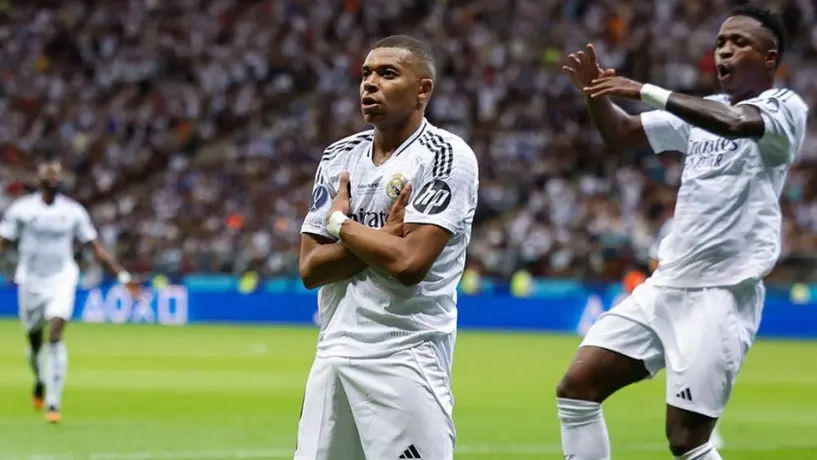 Kylian Mbappé amenaza con marcar 50 goles en su primer año con el Real Madrid