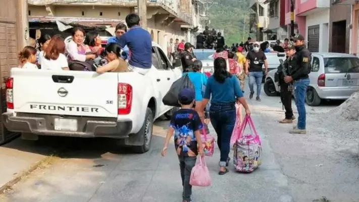 4.000 residentes huyen de Tila, Chiapas después de que bandas armadas comenzaran a quemar casas