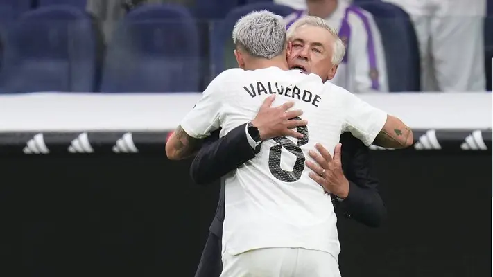 Real Madrid vence a Valladolid en el Santiago Bernabéu, guiado por Federico Valverde