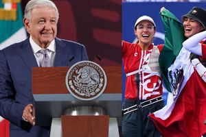AMLO felicita al equipo femenil de tiro con arco por su medalla de bronce en París 2024