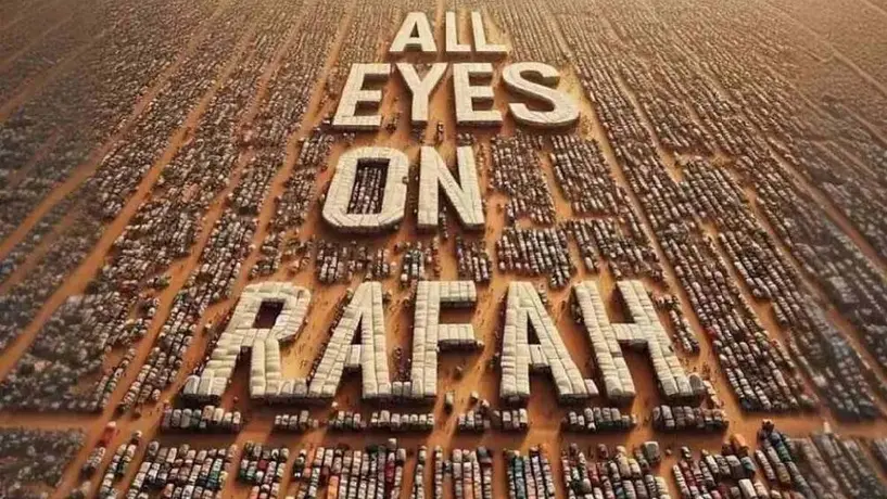 Qué significa 'All eyes on Rafah', la frase que se ha vuelto viral en redes sociales.