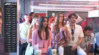 ¡Con todo y rosario! Así vivió la novia de Charles Leclerc el Gran Premio de Mónaco