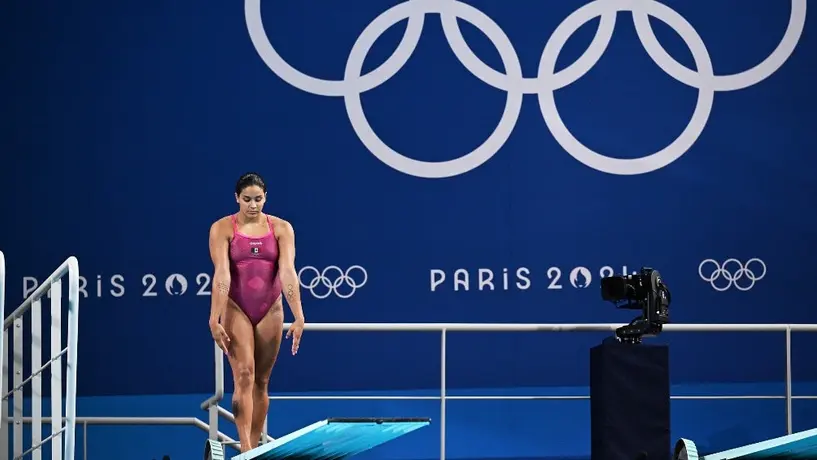 Aranza Vázquez obtuvo cero de calificación en su cuarto clavado en Semis y se despide de París 2024