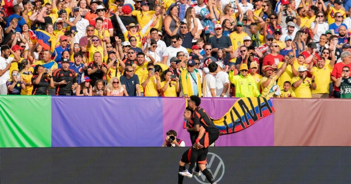 ¡Humillado5! Colombia 'bailó' y goleó a Estados Unidos previo al inicio ...