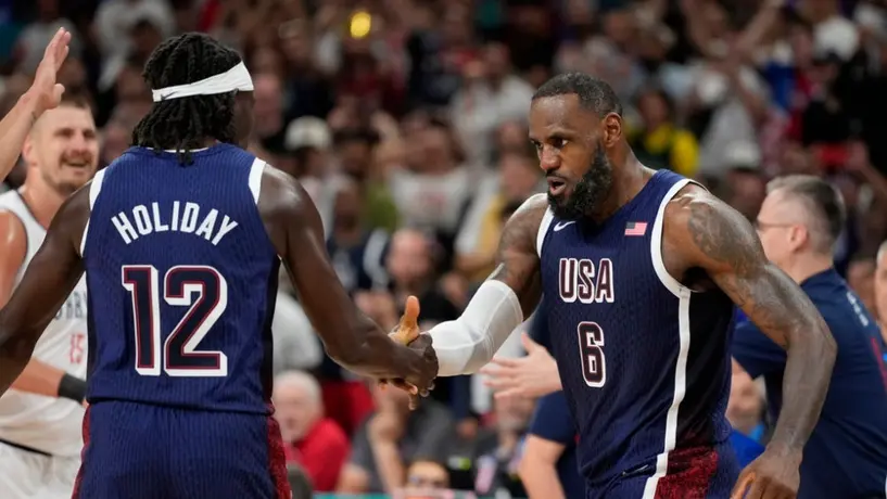 París 2024: Estados Unidos derrota sin complicaciones a Serbia en basquetbol