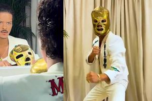 VIDEO: Bruno Mars se convierte en luchador para agradecer al público mexicano