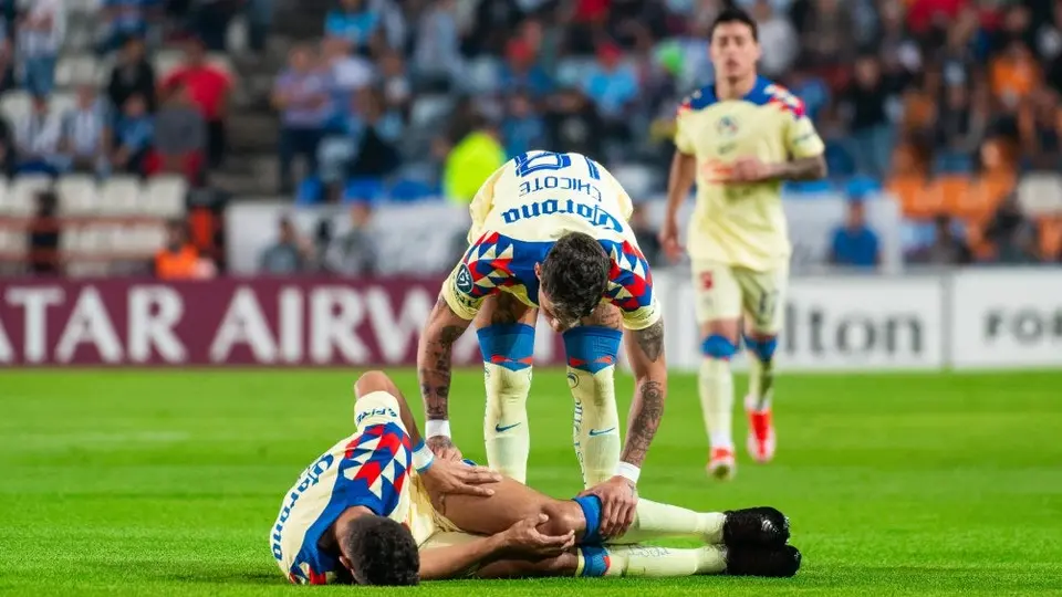 América pierde a Sebastián Cáceres por lesión de rodilla en Semifinal vs Pachuca
