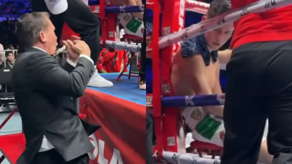 ¡Leyenda! Julio César Chávez ‘abandona’ transmisión de Box Azteca para ayudar a ‘Rey’ Picasso