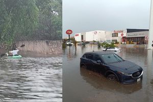 ¡Mérida bajo el agua! Así amaneció el estado tras intensas y prolongadas lluvias
