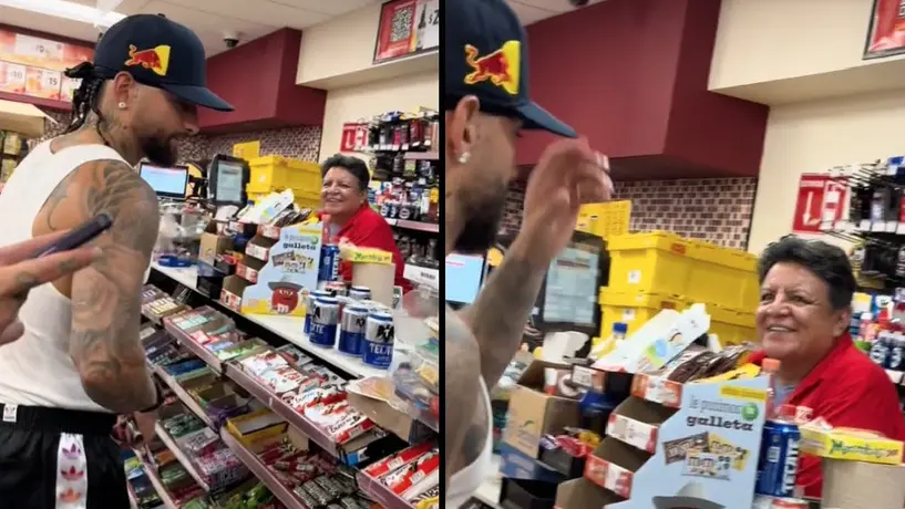 VIDEO: Maluma va por unas ‘frías’ dejando a la cajera encantada: “Señora, debió besarlo por mi”