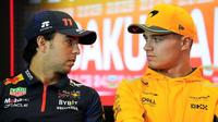 Lando Norris 'minimiza' a Checo Pérez previo al GP de Bélgica: "No creo que sea una amenaza"