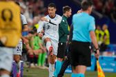 Cristiano Ronaldo se molesta por salir de cambio ante Georgia en la Euro