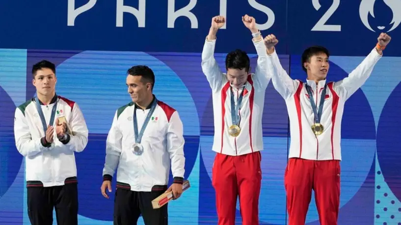Clavadistas chinos elogian a Osmar Olvera y Juan Celaya tras ganar el oro: “Tienen un nivel enorme”