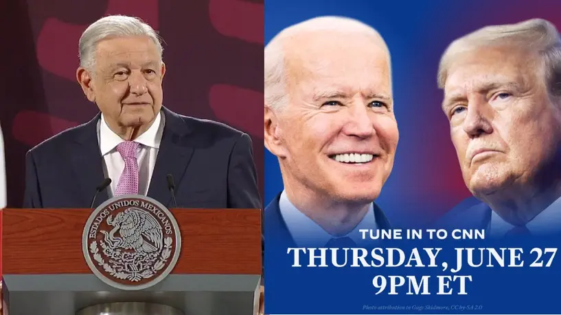 AMLO pide a Donald Trump y a Joe Biden no atacar a México en su debate presidencial