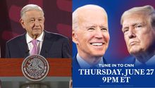 AMLO pide a Donald Trump y a Joe Biden no atacar a México en su debate presidencial
