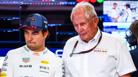 Checo Pérez ya no piensa en ser campeón, señaló Helmut Marko