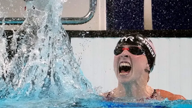 París 2024: Katie Ledecky se convierte en la mujer estadounidense con más medallas
