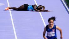 Se repite la historia: Lucia Moris se lesiona en prueba de atletismo de París 2024