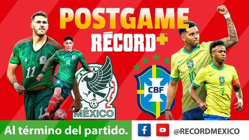 México vs Brasil: Postgame EN VIVO a través de RÉCORD+